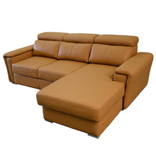 Load image into Gallery viewer, TROPIC Small Leather Sleeper Sectional