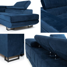 Load image into Gallery viewer, Sectional Sleeper Sofa with storage ANDREA