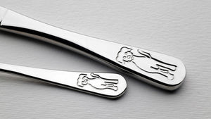 DOG Children 4 Piece 18/10 Stainless Steel Flatware Set