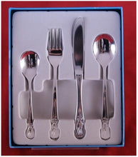 Load image into Gallery viewer, DOG Children 4 Piece 18/10 Stainless Steel Flatware Set