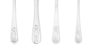 DOG Children 4 Piece 18/10 Stainless Steel Flatware Set