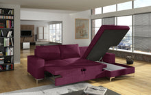 Load image into Gallery viewer, Sleeper Sectional Sofa LENS with storage. SALE