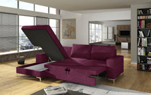 Load image into Gallery viewer, Sleeper Sectional Sofa LENS with storage. SALE