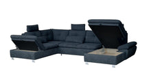 Load image into Gallery viewer, Sectional Sleeper Sofa MADEIRA U-Shape with storage