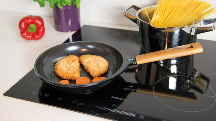 NATUR Non-Stick Frying Pan With Lid 9.4