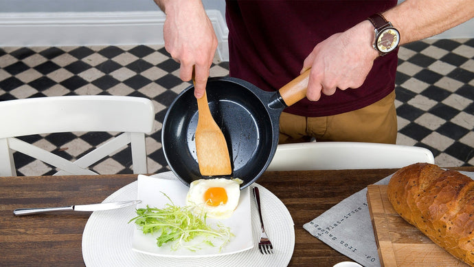 NATUR Non-Stick Frying Pan With Lid 7.9