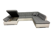 Load image into Gallery viewer, Sectional FULL XL Sleeper Sofa DARIO with Storage