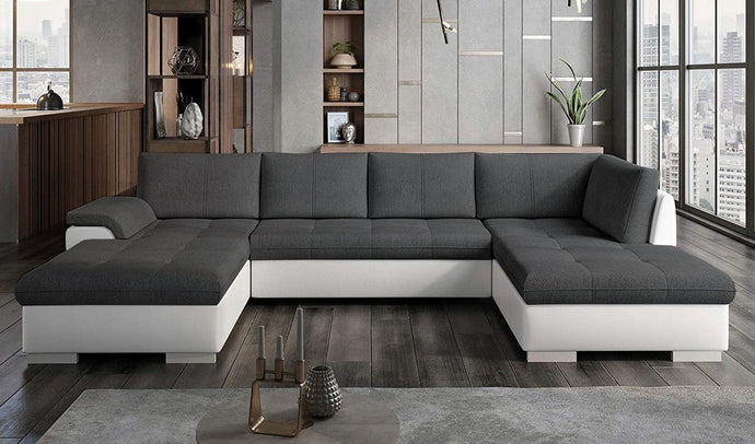 Sectional Full size sleeper with storage TOKIO Maxi