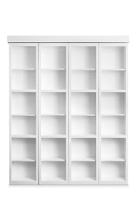 Fusion Wall Beds Library Queen Size EL-QN Multiple Finishes