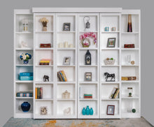 Load image into Gallery viewer, Fusion Wall Beds Library Queen Size EL-QN Multiple Finishes with Side Shelves