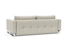 Load image into Gallery viewer, Innovation Living Cassius D.E.L. Chrome Sleeper Sofa