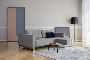 Innovation Living Cassius D.E.L. Chrome Sleeper Sofa