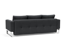 Load image into Gallery viewer, Innovation Living Cassius Quilt Deluxe Sofa Chrome Sleeper Sofa