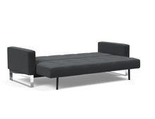 Load image into Gallery viewer, Innovation Living Cassius Quilt Deluxe Sofa Chrome Sleeper Sofa