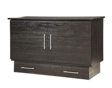 Load image into Gallery viewer, Arason Coffee Espresso Full Size creden zzz cabinet bed in Dark Roasted Brown