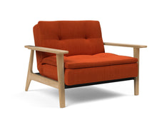 Load image into Gallery viewer, Innovation Living Dublexo Frej Lacqured Oak Sleeper Chair