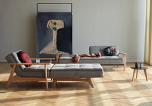 Load image into Gallery viewer, Innovation Living Dublexo Frej Lacqured Oak Sleeper Chair