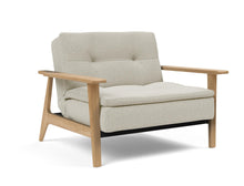 Load image into Gallery viewer, Innovation Living Dublexo Frej Lacqured Oak Sleeper Chair