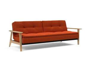 Innovation Living Dublexo Frej Lacqured Oak Sleeper Sofa Bed