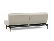 Load image into Gallery viewer, Innovation Living Dublexo Dark Wood Sleeper Sofa Bed