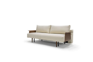 Innovation Living Frode with Wood Arms Sleeper Sofa Bed