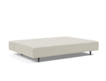Load image into Gallery viewer, Innovation Living Long Horn Deluxe Stainless-Steel-Legs, White-Wheels Sleeper Sofa