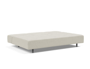 Innovation Living Long Horn Deluxe Stainless-Steel-Legs, White-Wheels Sleeper Sofa