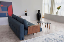 Load image into Gallery viewer, Innovation Living Recast Plus with Walnut Arms Sleeper Sofa Bed