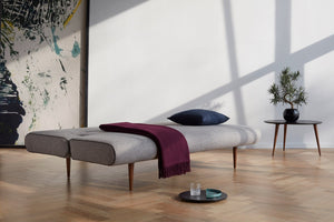 Innovation Living Unfurl Dark Wood Sleeper Sofa Bed