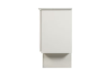 Load image into Gallery viewer, Arason Cottage White creden zzz cabinet bed side view