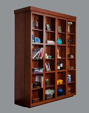 Load image into Gallery viewer, Fusion Wall Beds Library Queen Size EL-QN Multiple Finishes with Side Shelves