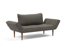 Load image into Gallery viewer, Innovation Living Zeal Dark Wood Sleeper Sofa Bed