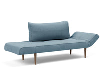 Load image into Gallery viewer, Innovation Living Zeal Dark Wood Sleeper Sofa Bed